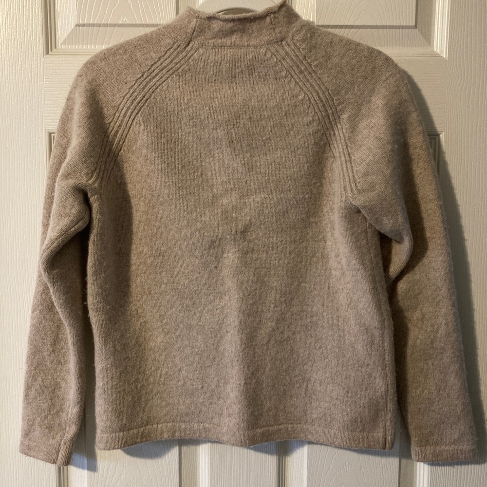 J crew wool roll neck sweater small